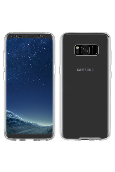 BOEM Carcasă completă TPU 360° față + spate pentru Samsung Galaxy S8 Plus, Tr...