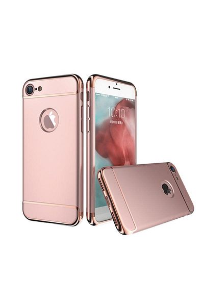 BOEM Apple iPhone 7 case, MyStyle Elegance Luxury 3in1 Rose-Gold