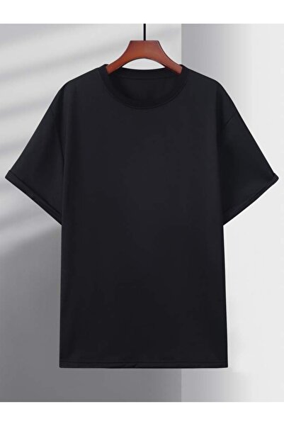 FİTGO Μαύρο κανονικό μπλουζάκι