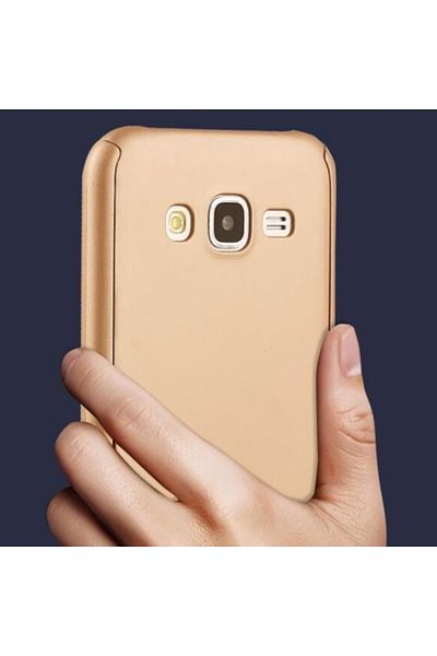 BOEM 360 degree hard cases for Samsung J5, J500, Full Body, Gold