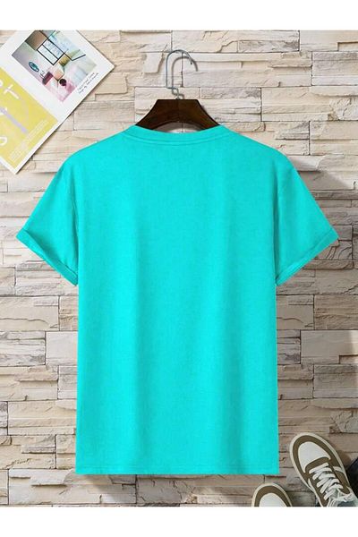 vinraus Tricou unisex pentru copii albastru petrol