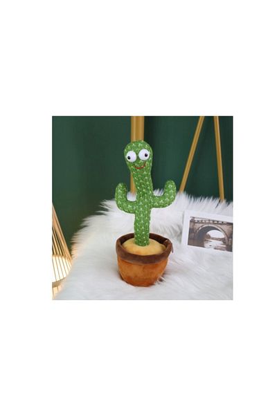 OEM Interactive Talking and Dancing Cactus Toy, size 32 cm, batteries included, dances and repeats