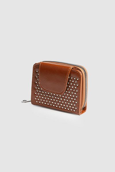 La La'Graccio Paris La'Graccio Paris Women's Shine Stone Useful Wallet Brown