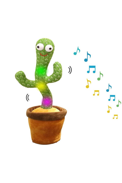 OEM Jucărie interactivă cactus dansator, VRZ, verde