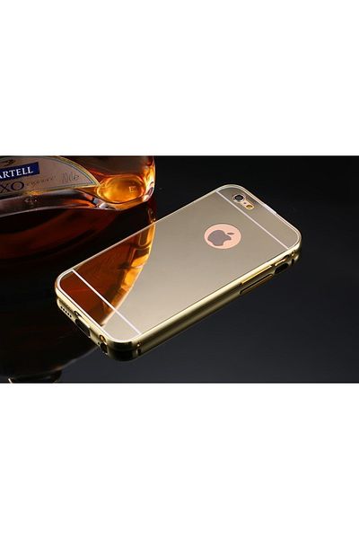 BOEM Apple iPhone 5/5S/SE Case, MyStyle Elegance Luxury Mirror Case, Gold