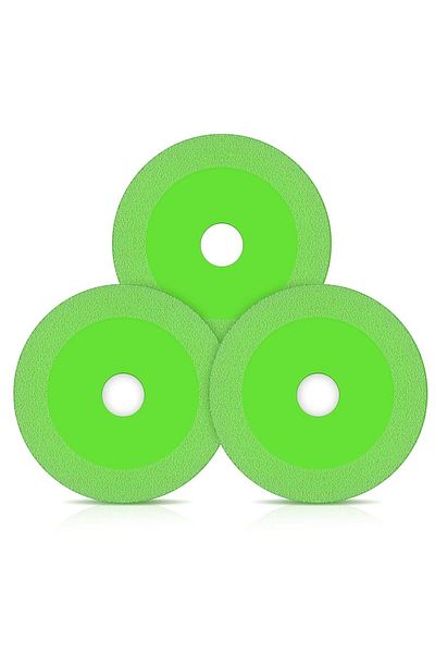 BOEM Set of 3 ultra-thin diamond cutting discs for glass/ceramics, 100mm