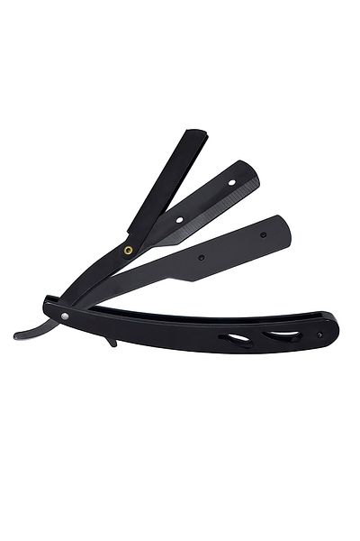 OEM Razor with interchangeable blade, stainless steel, Matte Black
