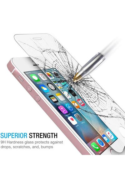 BOEM MyStyle 2.5D glass film compatible with Apple Iphone 5 /Apple Iphone 5S / Apple Iphone 5SE