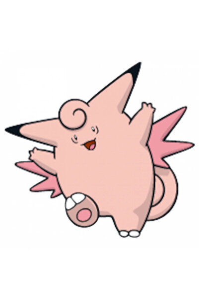 INOVATIX Set de 8 piese, autocolant Pokemon Clefable, INOVATIX®. 6 cm