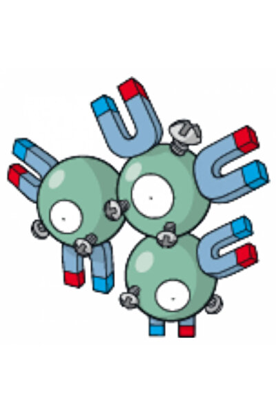 INOVATIX Set de 8 piese, autocolant Pokemon Magneton, INOVATIX®. 6 cm