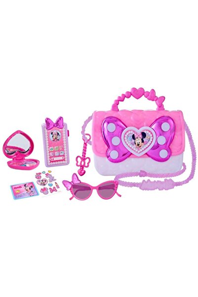 MINNIE-MICKEY MOUSE Sesli ve Işıklı Minnie Mouse Kurdele Çanta Seti M