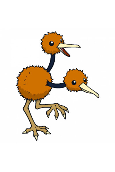 INOVATIX Set de 8 piese, autocolant Pokemon Doduo, INOVATIX®. 6 cm