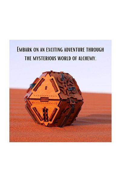 Robotime Puzzle, Philosopher's Stone Acrylic Version - Escape Room Game, Potato Puzzle