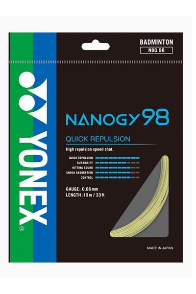 YONEX NANOGY 98 YONEX QUICK REPULSION BADMINTON STRING