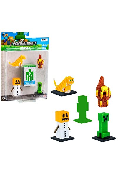 MINECRAFT Toppeez 5'li Figür Seti - Cat’Li Set