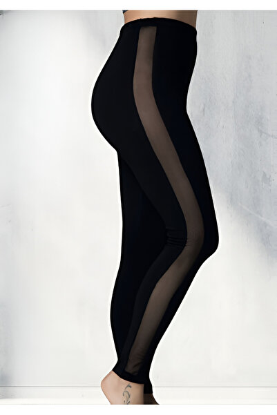 Altınay بنطال ضيق أسود أنيق للسيدات - 90% قطن (ليليتايم)