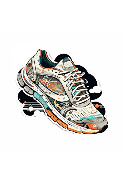 INOVATIX Set de 8 piese, autocolant pantof de alergare, INOVATIX®. 6 cm