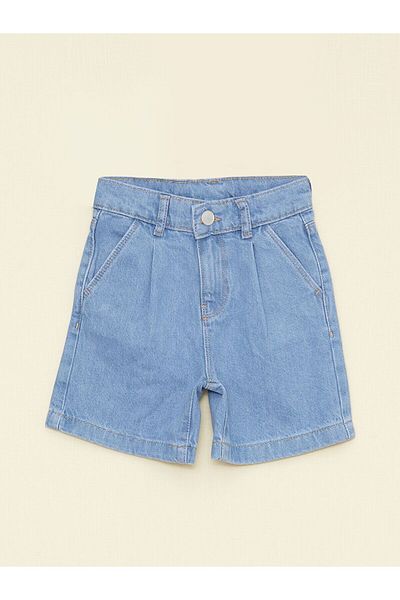 LC Waikiki Basic Girl's Jean Shorts