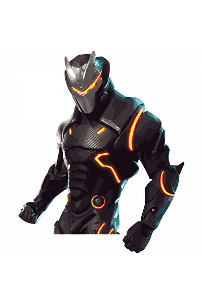 INOVATIX Set de 8 piese, autocolant Omega Fortnite, INOVATIX®. 6 cm