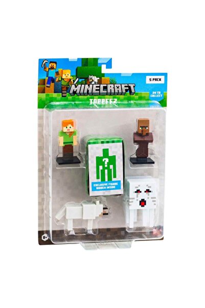 MINECRAFT Toppeez 5-Piece Figure Set - Alex'Li Set