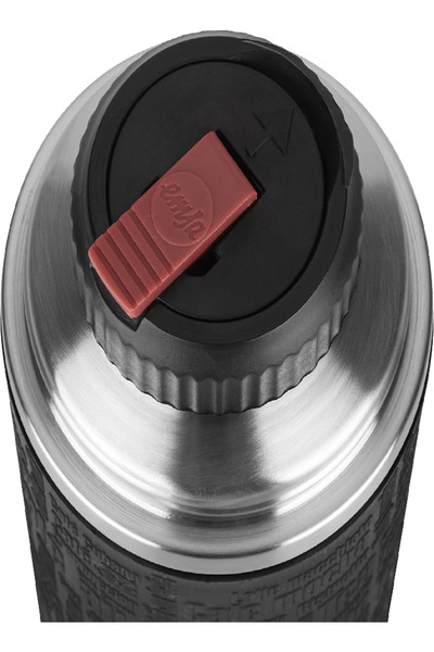 emsa Senator Bottle Cooler with Cuff, 0.5L – Black Neoprene Sleeve for Insulated Bottles