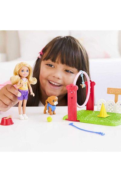 mattel Barbie Club Chelsea Doll, Dog Trainer