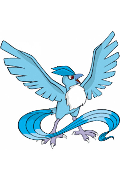 INOVATIX Set de 8 piese, autocolant Pokemon Articuno, INOVATIX®. 6 cm