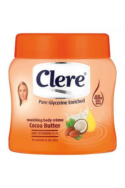 Clere Cocoa Butter Body Cream 500ml