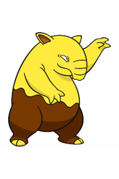 INOVATIX Set de 8 piese, autocolant Pokemon Drowzee, INOVATIX®. 6 cm