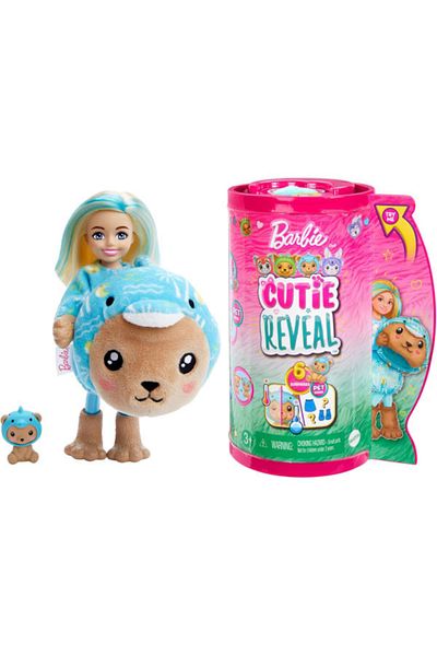mattel Barbie Cutie Reveal Doll, Chelsea in Teddy Bear Outfit