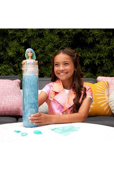 mattel Papusa Barbie Color Reveal, Seria Sirena, cu corset