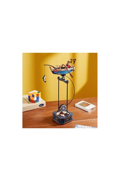 Rolife 3D Puzzle, Ocean Fisherman, Pendulum Scale, ROKR, 161 pieces
