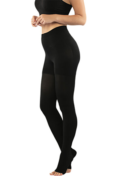 VİZOR Vizor CCL2 KİLOTLU SİYAH ÇORABI (BURNU AÇIK) CODE 5304-A