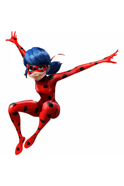 INOVATIX Set de 8 piese, autocolant Miraculosa Buburuza în săritură, INOVATIX...