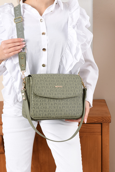 Just Polo Women's 3 Compartment Long Strap Shoulder & Hand Bag