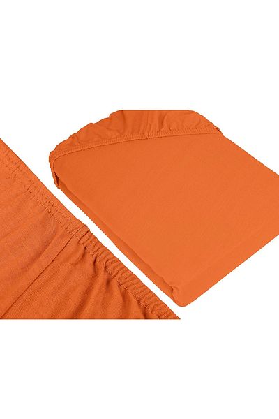 PATRU ANOTIMPURI Fitted sheet 140 x 200 x 25, cotton jersey