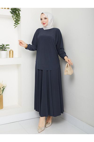 MODAMÜNASİP We Have Arrived Our Tunik Oval Cut Skirt Suit with the Most Beautiful Colors