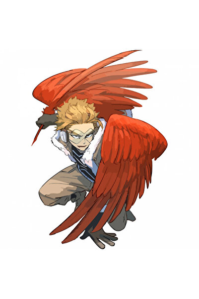 INOVATIX Set de 8 piese, autocolant My Hero Academia Takami Keigo în acțiune,...