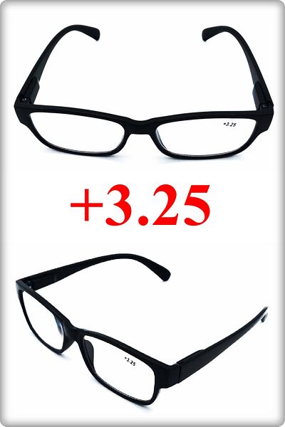 TAN EXPRESS Unisex Book Reading and Computer Glasses & Near Glasses (+3.25) 1 Piece