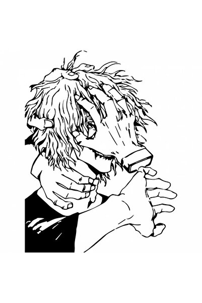 INOVATIX Set de 8 piese, autocolant My Hero Tomura Shigaraki pentru calmarea ...