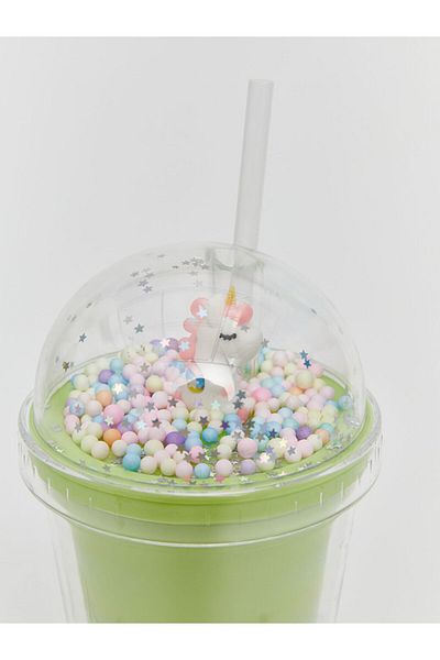 LC Waikiki Mixed Printed Glass with Straw