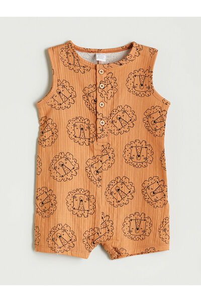 LC Waikiki Sparkling Selections from Shining Store |   Baby Boy Romper with Buttoned Collar