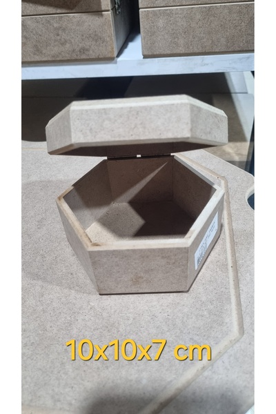 Eymen Hobi 6 Gen Kutu Küçük Mdf Ahşap Kutu Hediyelik Anı Hatıra Kutusu