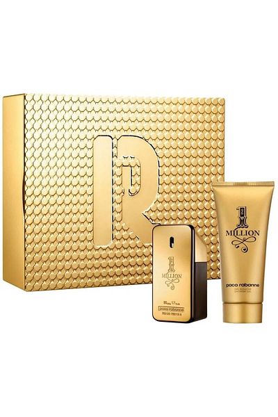 Paco Rabanne 1 Million Eau De Toilette For Men Gift Set, 50 ml Shower Gel, 100 ml