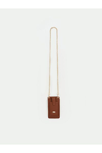 LC Waikiki New Season Chain Strap Leather Look Women's Wallet - S5Qq39Z8