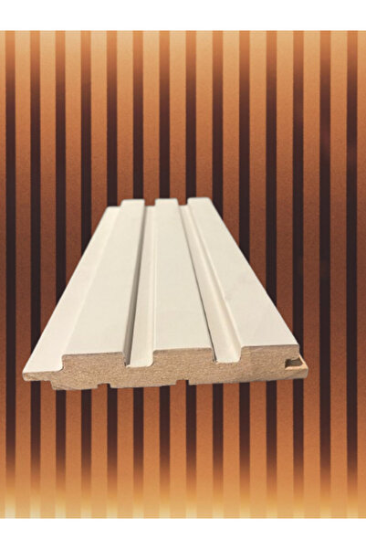 Acuwall Altay Pvc Beyaz 18mm-12cm Ahşap Duvar Paneli-6 Boy(72cm*280cm)