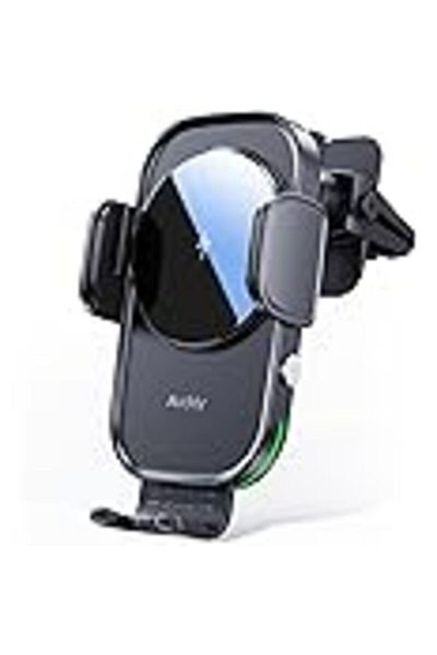 Promate 15W Wireless Car Charger Mount, Smart Qi Alignment Fast Charging Car Windshield/Dashboard/Ai