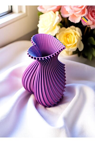 a life in games Kalpli Dekoratif Şık Vazo – İnce Tasarım, Uzun Seçenekli, Ren...