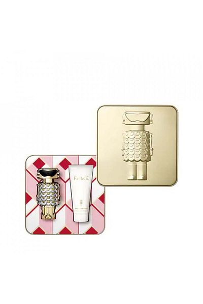 Paco Rabanne Fame Gift Set, Eau De Parfum, Women, 80 ml Eau De Parfum 100 ml Body Lotion