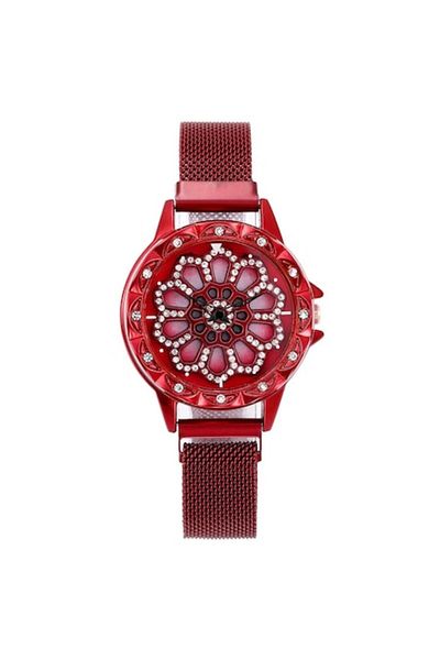 Geneva - Women's Casual Roulette Watch, Red